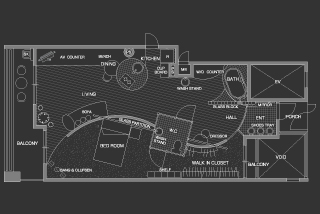 マンション間取り図のイメージ写真